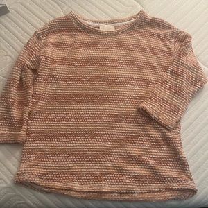 Striped knit sweater